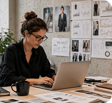 Planner at desk