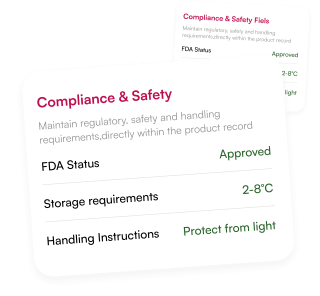 Compliance & Safety Fields