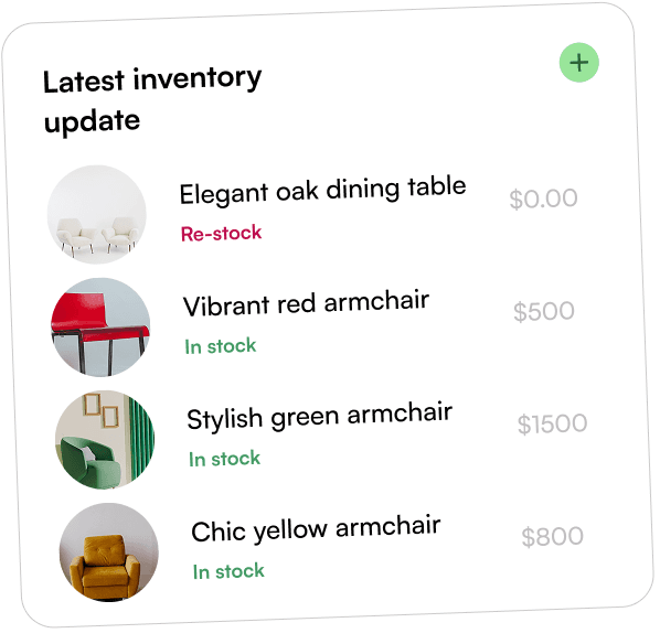 Always know what’s in stock... and where