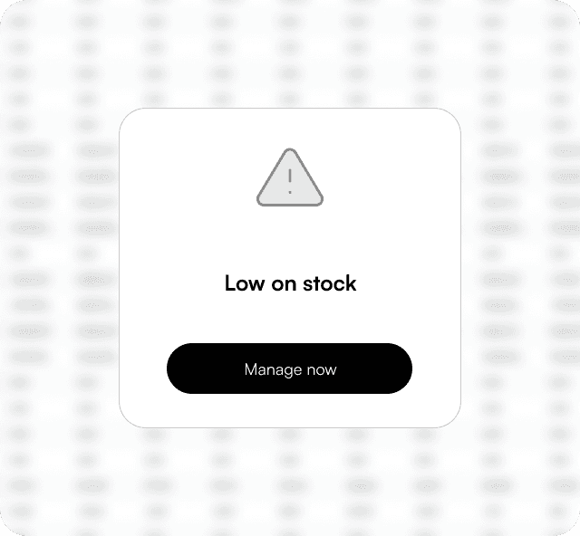 Low-Stock Alerts